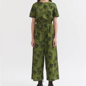 Lazy Oaf‎ Good Boy Jumpsuit green size 6 NWOT